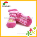 Cute Squirrel Rubber Sole Baby Sock Shoes